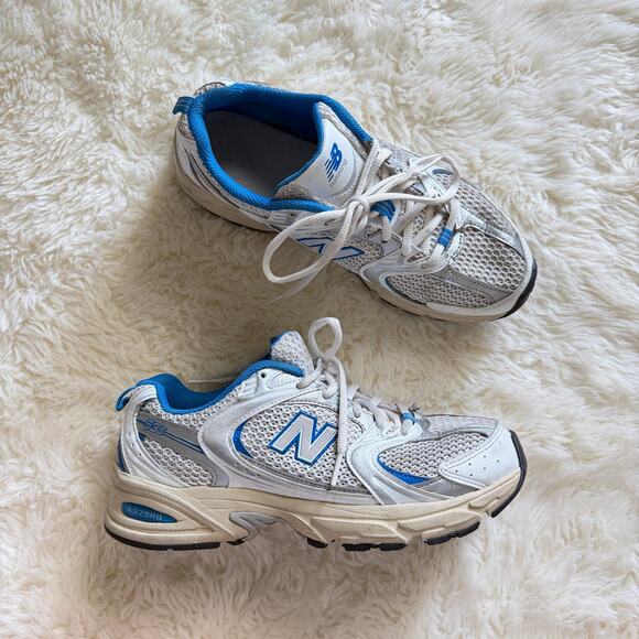 New Balance Shoes - New Balance 530Sneakers in the White Blue Oasis colorway